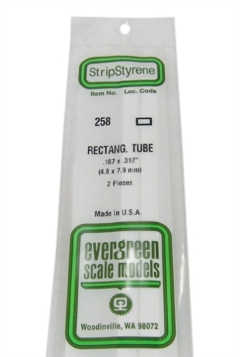 258 .187 X .312" Rectangular tube 2 per pack