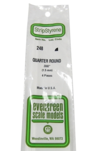 248 0.060" Quarter round section 4 per pack