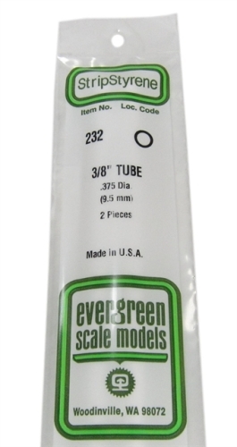 232 3/8 .375" Tubes 2 per pack