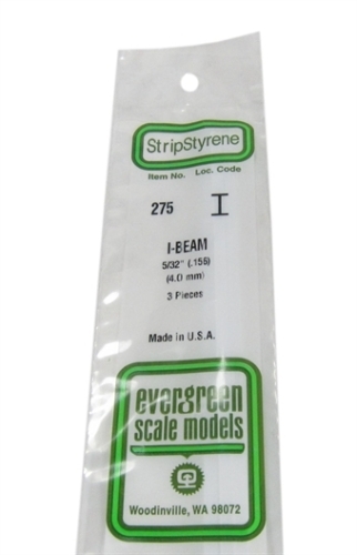 275 0.156 4.0mm I beam section 3 per pack