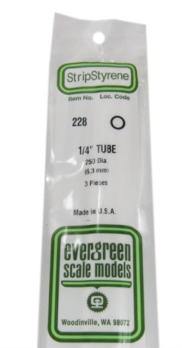 228 1/4 0.250" Tubes (x3)