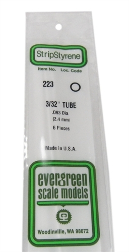 223 3/32 0.093" Tubes 6 per pack