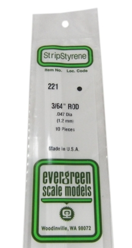 221 3/64 0.047" Rod 10 per pack