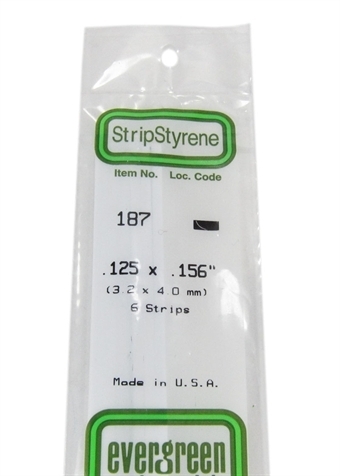 187 0.125 x 0.156 rectangular section 6 per pack