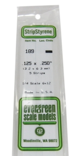 189 0.125 x 0.250 rectangular section 5 per pack.