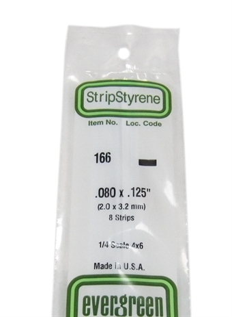 166 0.080 X 0.125 rectangular section 8 per pack