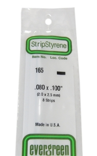 165 0.080 x 0.100 rectangular section 8 per pack