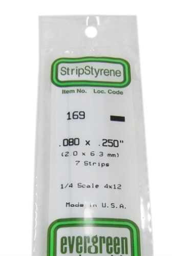 169 0.080 x 0.250 rectangular section 7 per pack