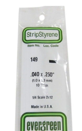 149 0.040 x 0.250 rectangular section 10 per pack