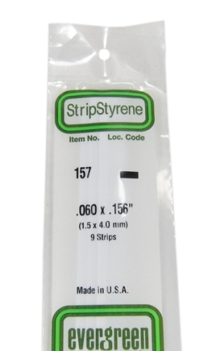 157 0.060 x 0.156 rectangular section 9 per pack