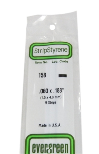 158 0.060 x 0.188 rectangular section 9 per pack