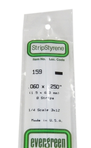 159 0.060 x 0.250 rectangular section 8 per pack