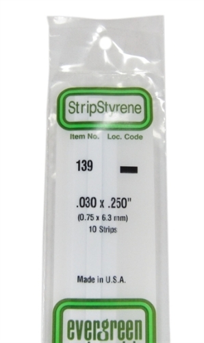 139 0.030 x 0.250 rectangular section 10 per pack