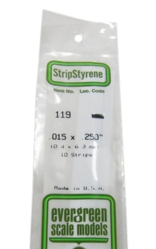 119 0.015 x 0.250 rectangular section 10 per pack