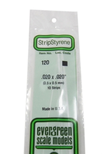 120 0.020 x 0.020 square section 10 per pack