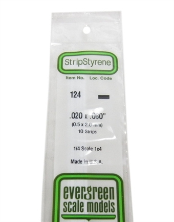 124 0.020 x 0.080 rectangular section 10 per pack