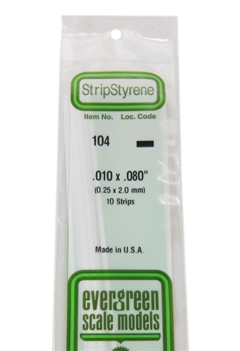104 0.01 x 0.08 rectangular section 10 per pack