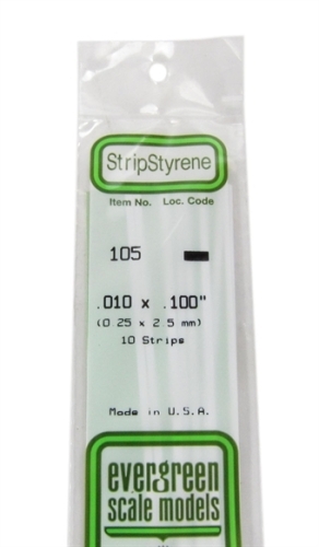 105 0.01 x 0.10 rectangular section 10 per pack