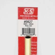 Round Brass Tube 9mmx300mm