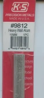 Round Aluminium Tube 10mmx300mm