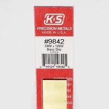 Flat Brass Strip 0.5X18X300mm, pack of 3