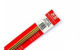 Round Brass Tube 3mmx300mm, pack of 3