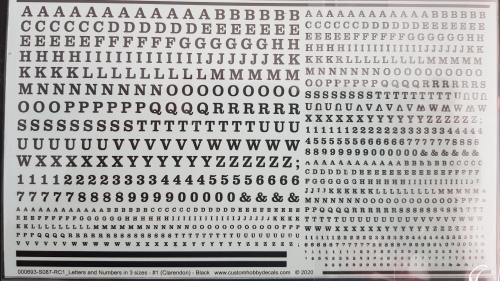 Letters & Numbers Chrome Yellow