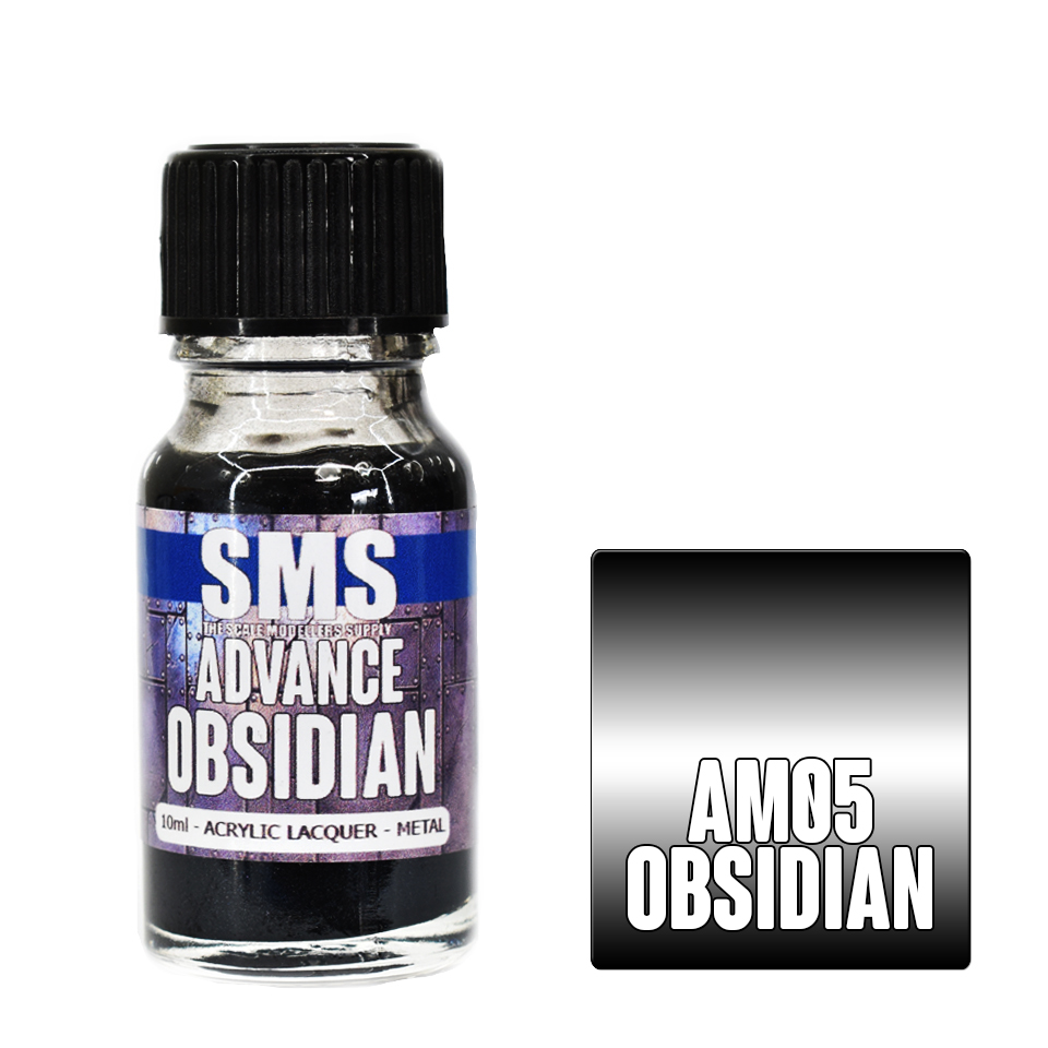 Advance Colour Acrylic Metallic Obsidian