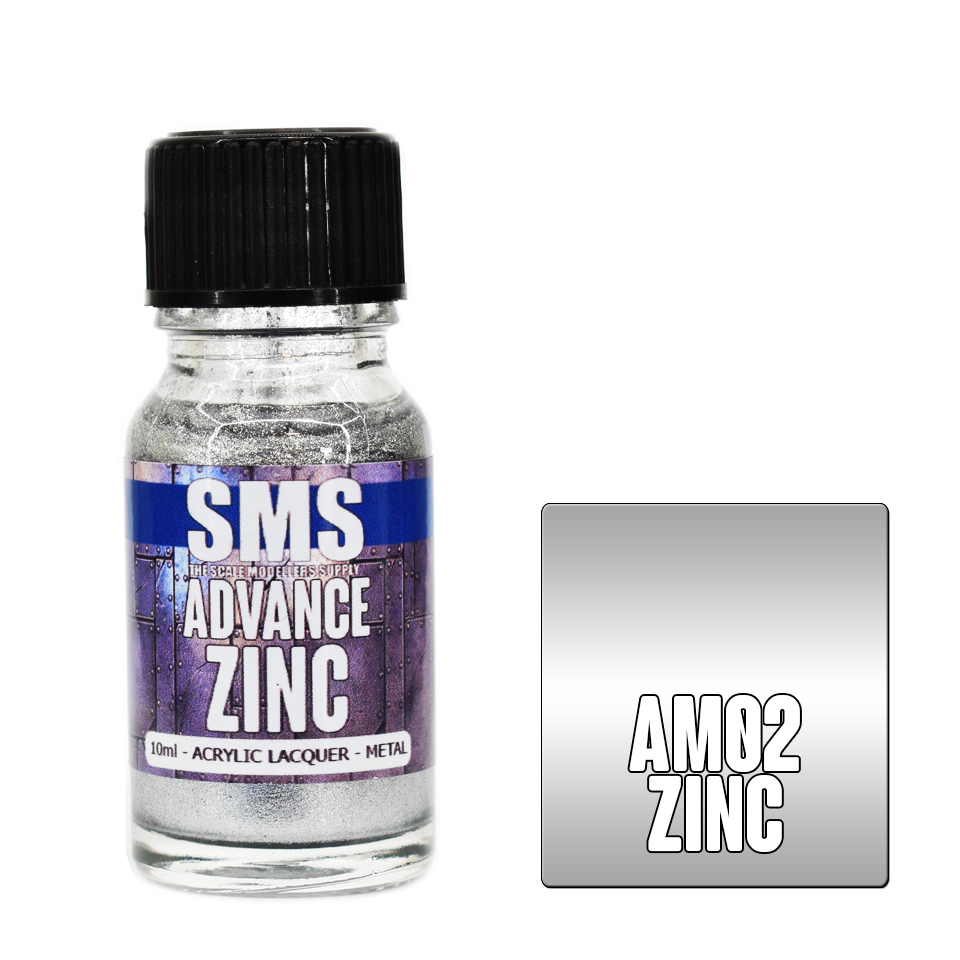 Advance Colour Acrylic Metallic Zinc