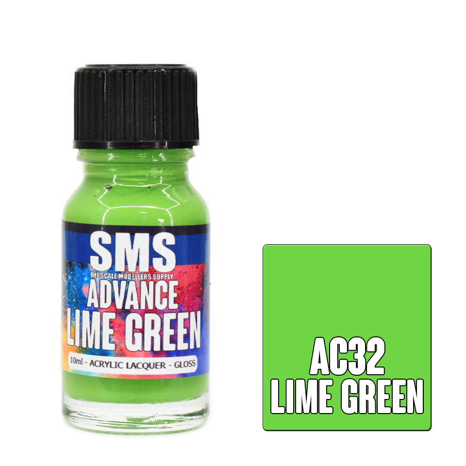Advance Colour Acrylic Lacquer Lime Green