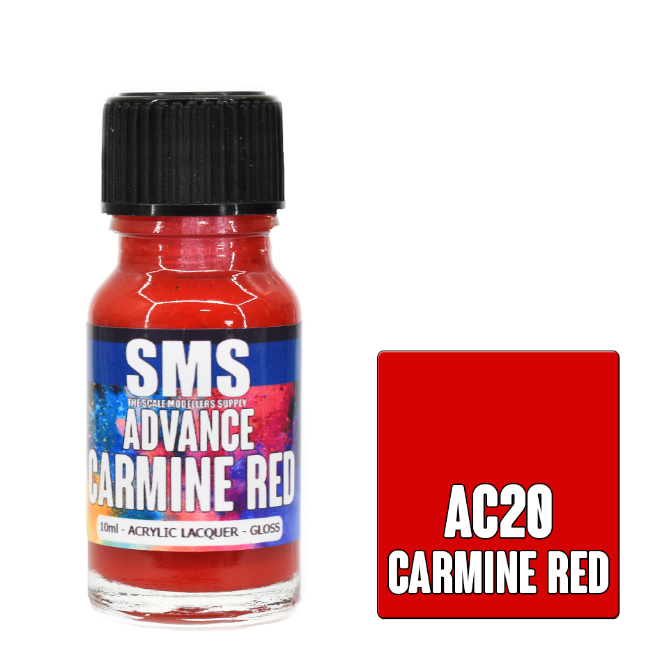 Advance Colour Acrylic Lacquer Carmine Red