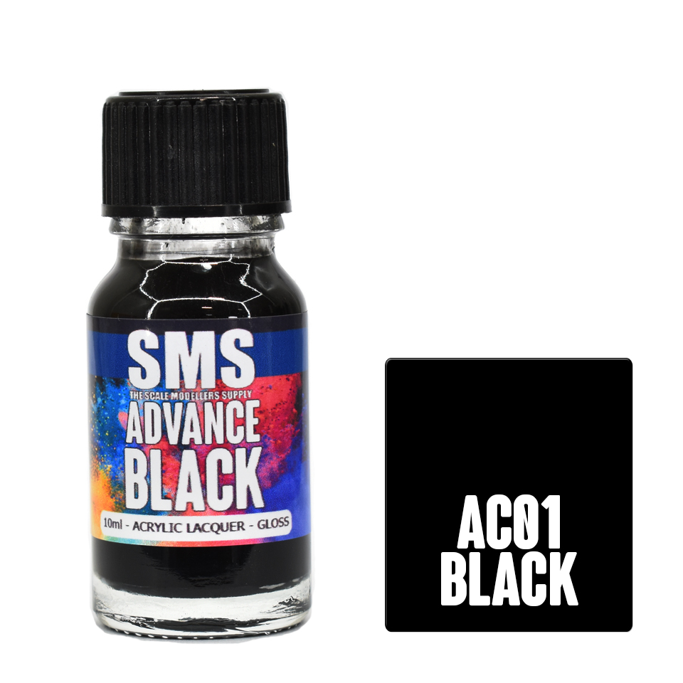 Advance Colour Acrylic Lacquer Black