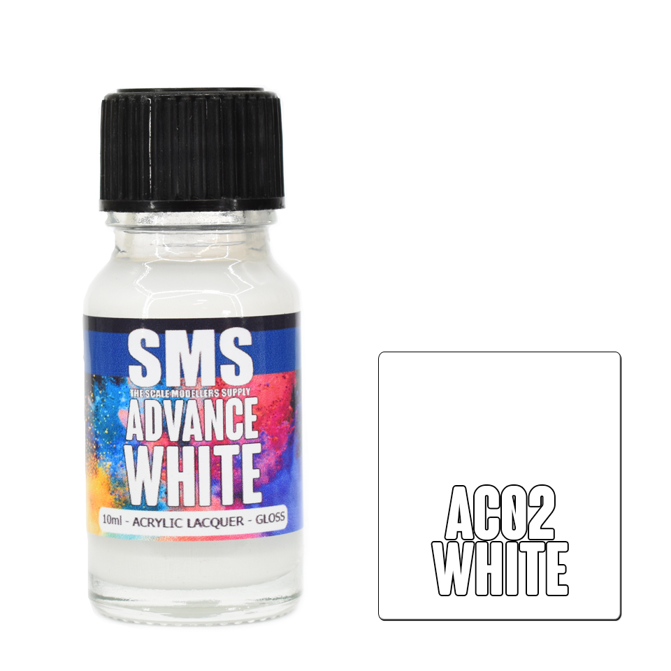 Advance Colour Acrylic Lacquer White