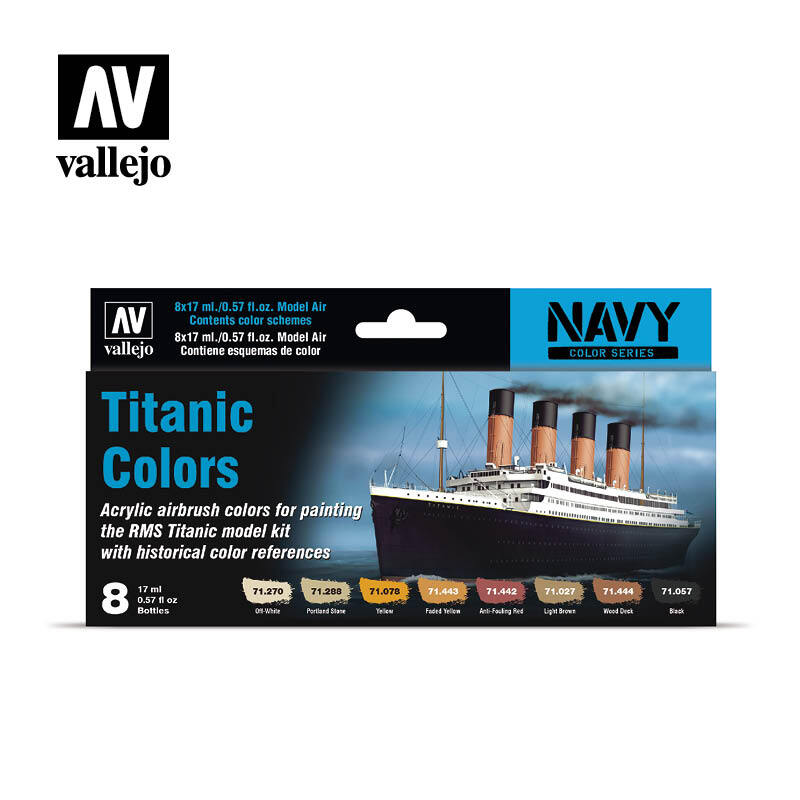 Titanic Colours Set ( Airbrush )