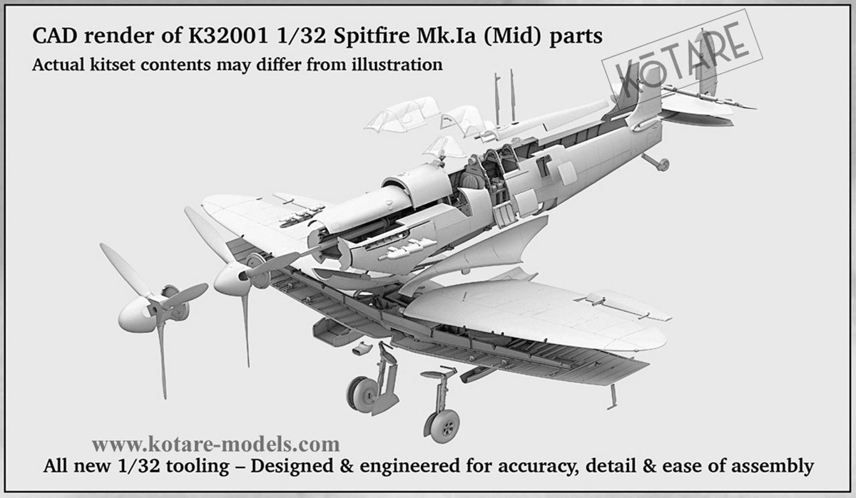 Spitfire Mk1a Models & Hobbies 4 U