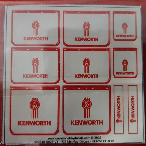 Kenworth Mudflaps Truck Stickers
