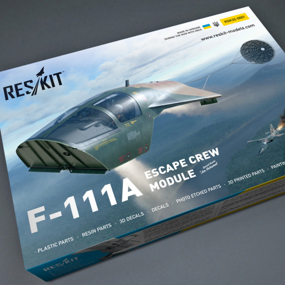 F-111A Escape Pod (Crew Module) resin model kit