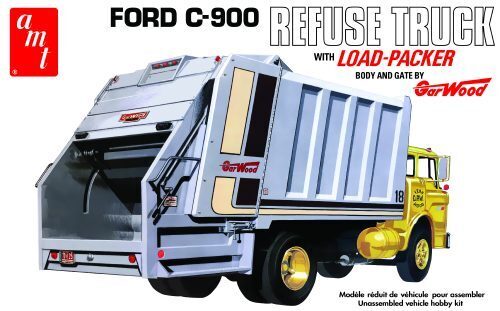AMT FORD C-900 GAR WOOD LOAD PACKER GARBAGE TRUCK