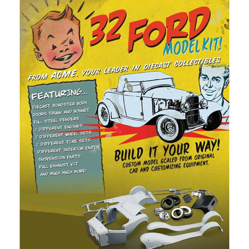 1932 Ford Roadster Metal Model Kit