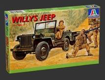 Willys MB Jeep With Trailer