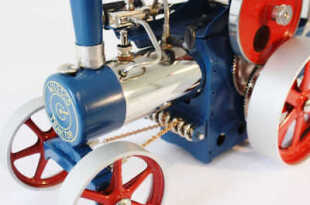 Traction Engine Blue