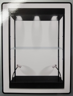 Black with Mirrored Back and Base