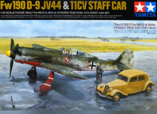 Focke-Wulf Fw190 D-9 JV44 & Citroen Traction 11CV Staff Car Set