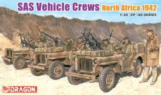 SAS Vehicle Crew Set North Africa 1942
