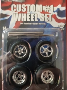 Custom 1 Wheels w/Tyres & Axles