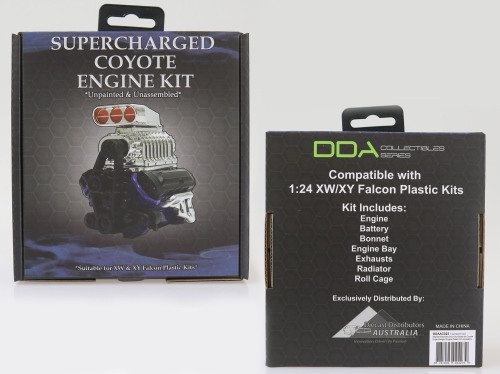 XW/XY Ford Standard Bonnet w/Cut Out Guide for Coyote Supercharged Engine Plastic Kit Accessory