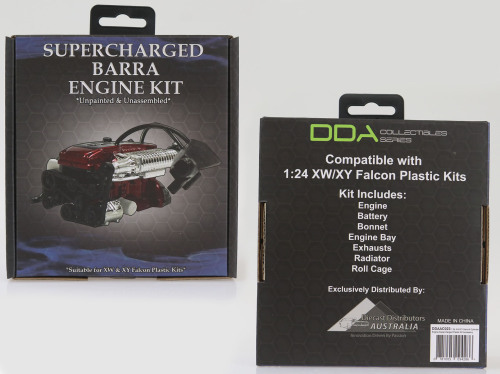 Ford XW/XY Barra 6 Cylinder Engine Supercharged Plastic Kit Accessory 
