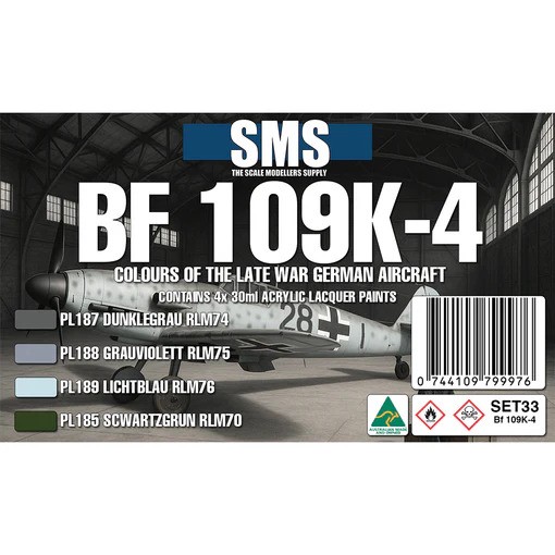 Bf109 K-4 Colour Set