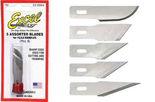 5 Assorted Blades