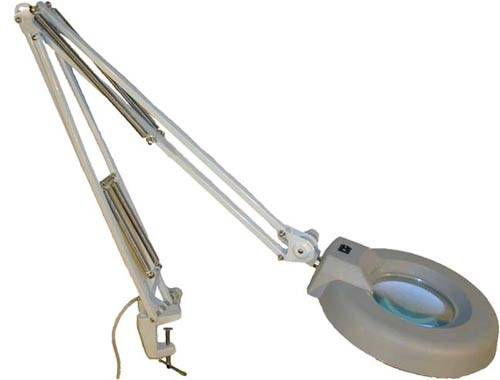Illuminated Magnifier Desk Mounted Lamp 5 Dioptre